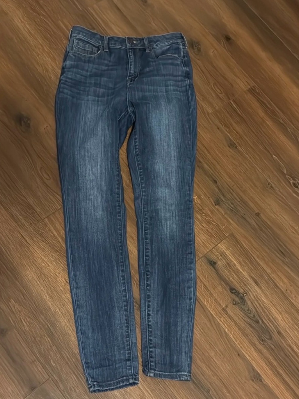 Classic Women's Blue Denim Jeans - Slim Fit